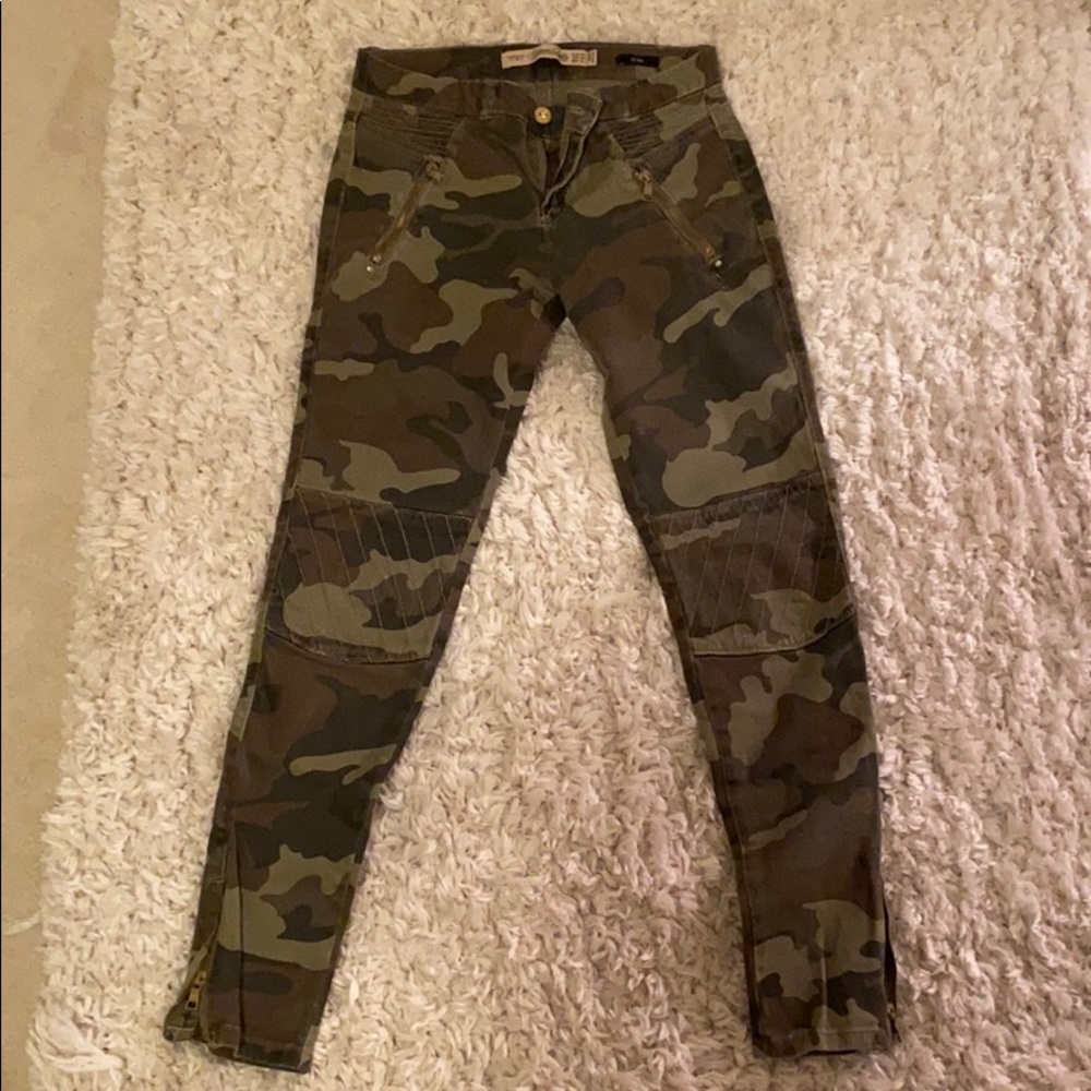 Zara Camo Jeans